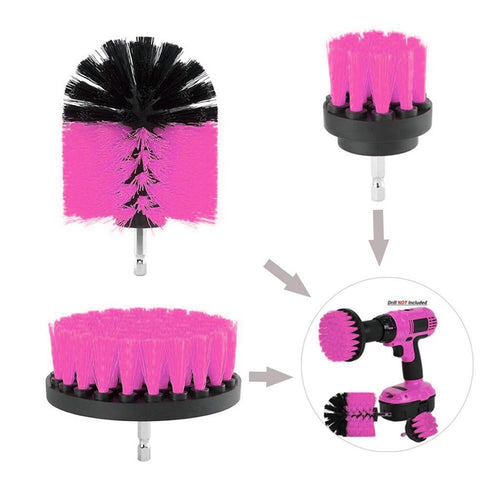 POWER SCRUB CLEANING BRUSH (3 PIECE)