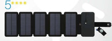 Load image into Gallery viewer, PORTABLE FOLDING SOLAR CHARGER